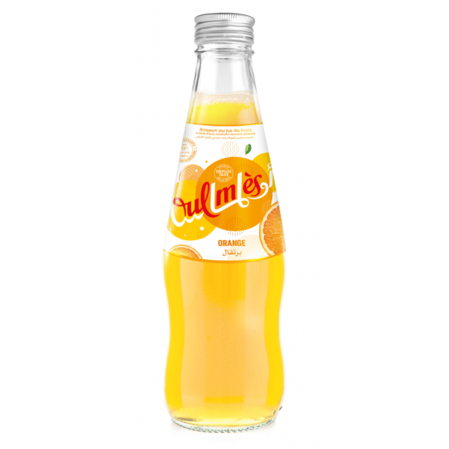 Oulmes Bulles Fruitees Orange 25cl