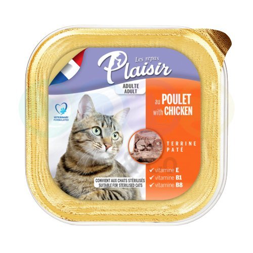 طعام قطط دجاج 85غ